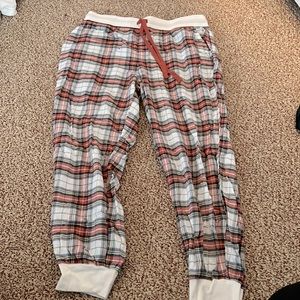 american eagle flannel joggers
